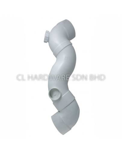 4" UPVC S-TRAP IO (MS1063) [BBB]