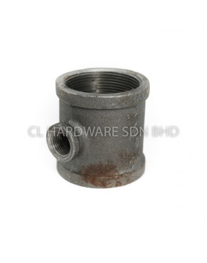 2" X 1 1/2" STEAM REDUCING TEE (BSEN10255) [FKK]