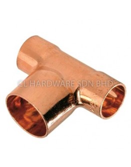 108MM X 35MM COPPER WELDING REDUCING TEE C X C 611 (BS864) [CONEX]