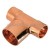 108MM X 35MM COPPER WELDING REDUCING TEE C X C 611 (BS864) [CONEX]