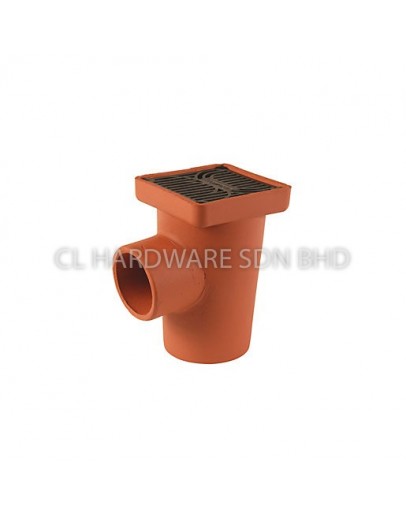6" X 4" CLAY FLOOR GULLY TRAP