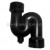 1 1/2" PLASTIC S-TRAP (WHITE) [TECHPLAS]