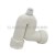1 1/2" PLASTIC P-TRAP (WHITE) [TECHPLAS]