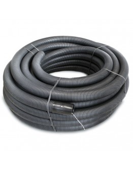 4" X 50M DOUBLE WALL CORRUGATED CABLE PIPE C/W SOCKET (BLACK) [BBB]
