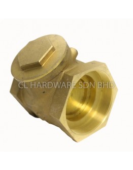 1 1/4" BRASS SWING CHECK VALVE [BELLO]
