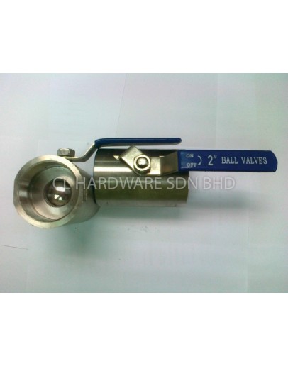 2 1/2" SS304 HANDLE BALL VALVE (POLISHED) [FKK]