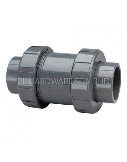 6"  PVC SPRING CHECK VALVE JIS (SOCKET END) [LD VALVE]