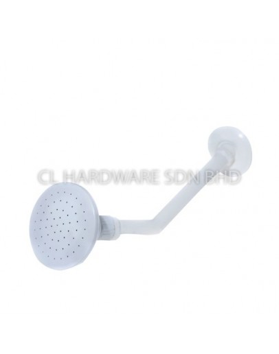 8" 4103 PLASTIC SHOWER ARM (CHROME) [TECHPLAS]