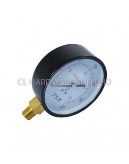 4" X 350PSI PRESSURE GAUGE
