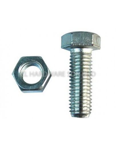 3/8" X 3 1/2" MS BOLT & NUT (GALVANISED)