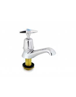 1/2" ART501 BRASS DIAMOND-HANDLE PILLAR TAP [CITY]