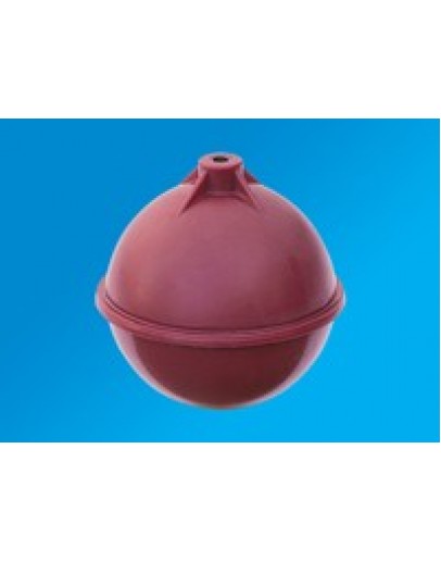 1" 1030 L/D PLASTIC BALL (RED) [TECHPLAS]