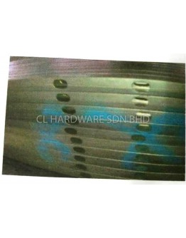 3" X 8" SLOTTED HOLLOW