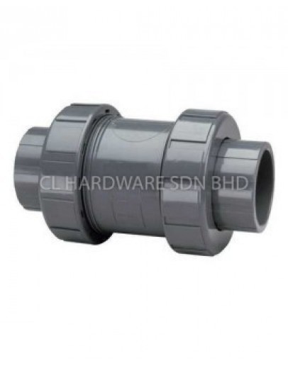 2 1/2" PVC SPRING CHECK VALVE (THREADED END) [LD VALVE]