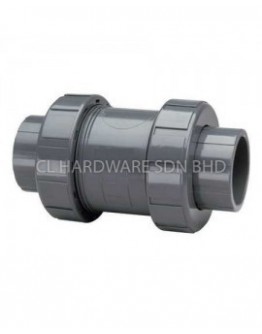 6" PVC SPRING CHECK VALVE (THREADED END) [LD VALVE]