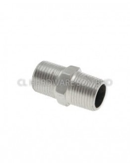 3/8" SS304 HEX NIPPLE (NON SIRIM) [FKK]