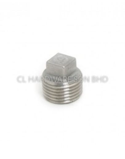 1/8" SS304 PLUG (NON SIRIM) [FKK]
