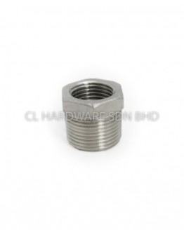 3/8" X 1/8" SS304 REDUCING BUSH (NON SIRIM) [FKK]