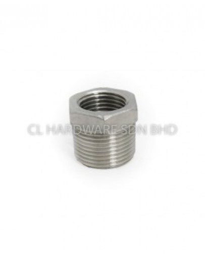 3/8" X 1/8" SS304 REDUCING BUSH (NON SIRIM) [FKK]