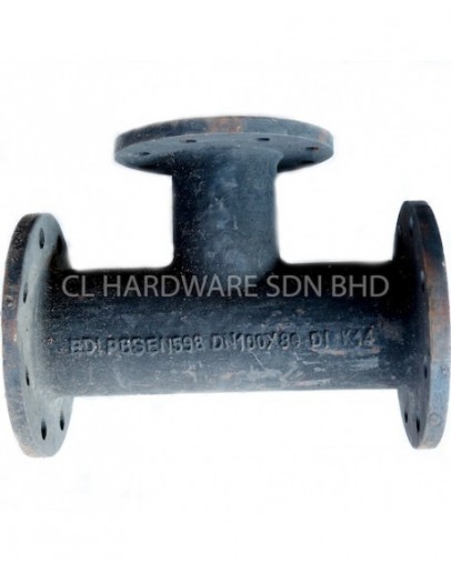 10" X 8" DI AF TEE [EDIP]