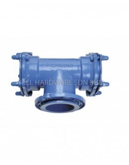 6" X 6" DI DS W BRANCH FLANGE TEE [EDIP]