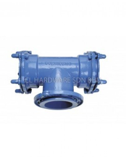 6" X 6" DI DS W BRANCH FLANGE TEE [EDIP]