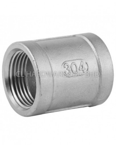 1/8" SS304 SOCKET (HALF THREAD) [FKK]