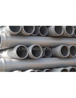 10" X 6M PVC BELL MOUTH C PIPE (SIRIM) MS628 [BBB]
