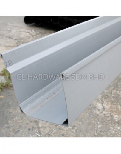 4M F300 PVC GUTTER (WHITE)