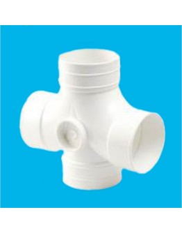4" UPVC CROSS TEE (MS1063) [BBB]