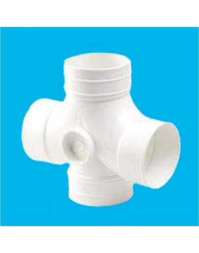 6" X 4" UPVC CROSS TEE (MS1063) [BBB]