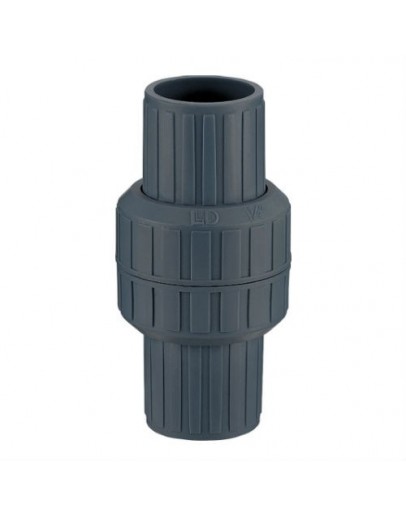 1/2" PVC SPRING CHECK VALVE (THREADED END) [LD VALVE]