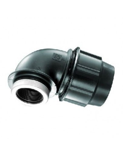 50MM X 1 1/2" HDPE FEMALE BEND [PENGUIN]