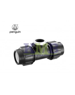 40MM X 1 1/4" HDPE FEMALE TEE [PENGUIN]