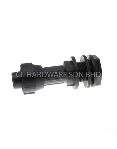 32MM X 1" HDPE TANK CONNECTOR [HANSEN]