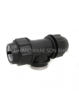 25MM X 1/2" HDPE FEMALE TEE [PENGUIN]