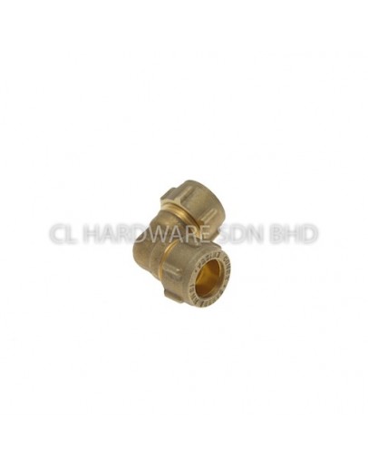 22MM COPPER COMPRESSION P/T ELBOW (BSEN1057) [BELLO]