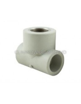 25MM X 1/2" PPR REDUCING FEMALE TEE [BBB]