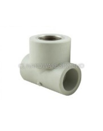 25MM X 1/2" PPR REDUCING FEMALE TEE [BBB]