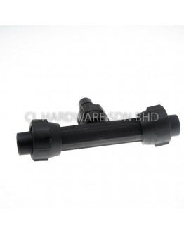 40MM X 32MM HDPE REDUCING TEE [HANSEN]