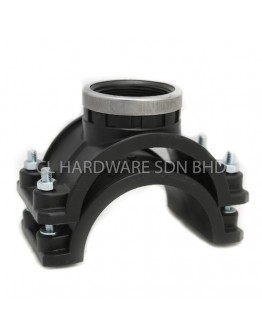 110MM X 2" HDPE CLAMP SADDLE [PENGUIN]