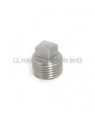 1" SS304 PLUG (NON SIRIM) [FKK]