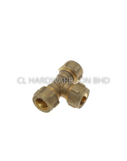 22MM S601 COPPER COMPRESSION EQUAL TEE (BSEN1057) [CONEX]