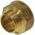 16MM X 1/2" P.A. BRASS MALE SOCKET