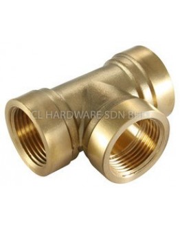 16MM P.A. BRASS TEE