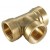 16MM P.A. BRASS TEE