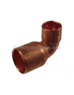 22MM X 15MM COPPER COMPRESSION ELBOW (BSEN1057) [CONEX]