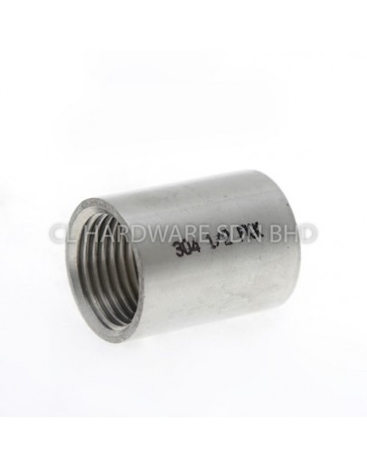 3" SS304 SOCKET (FULL THREAD) [FKK]