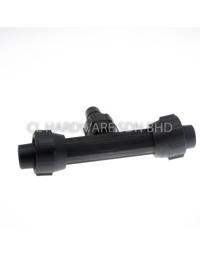 50MM X 40MM HDPE REDUCING TEE [HANSEN]