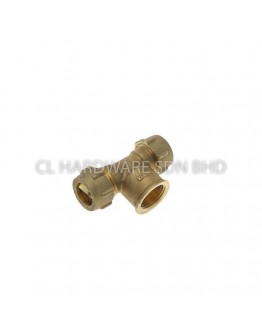 15MM COPPER COMPRESSION P/T TEE (BSEN1057) [BELLO]